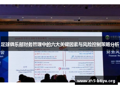 足球俱乐部财务管理中的六大关键因素与风险控制策略分析